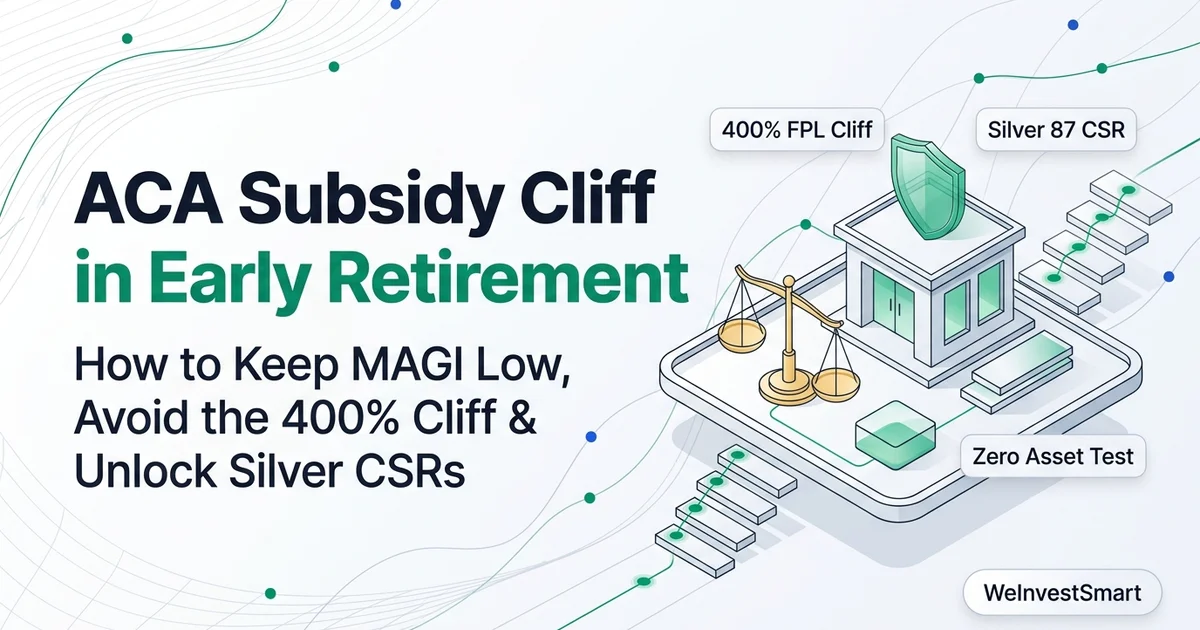 ACA Subsidy Cliff in Early Retirement: How to Keep MAGI Low