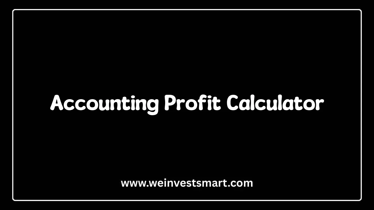 Accounting Profit Calculator - Business Net Income Analysis