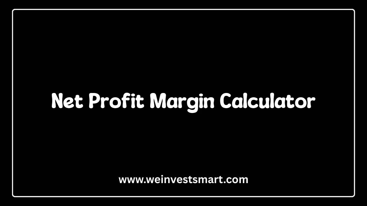 Net Profit Margin Calculator Dashboard and Financial Breakdown